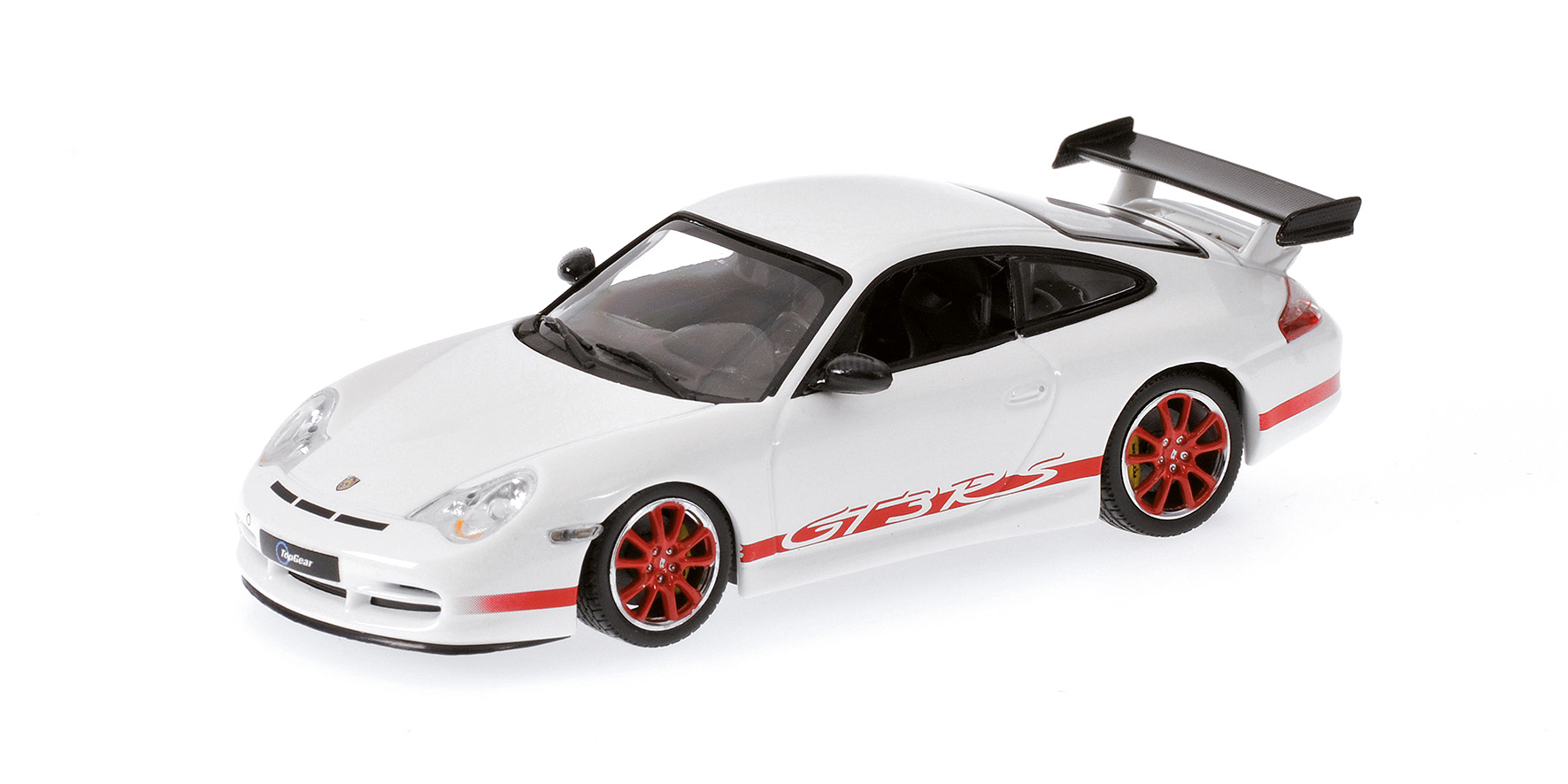 PORSCHE 911 GT3 RS - WHITE (WITH RED STRIPE) - 'TOP GEAR'