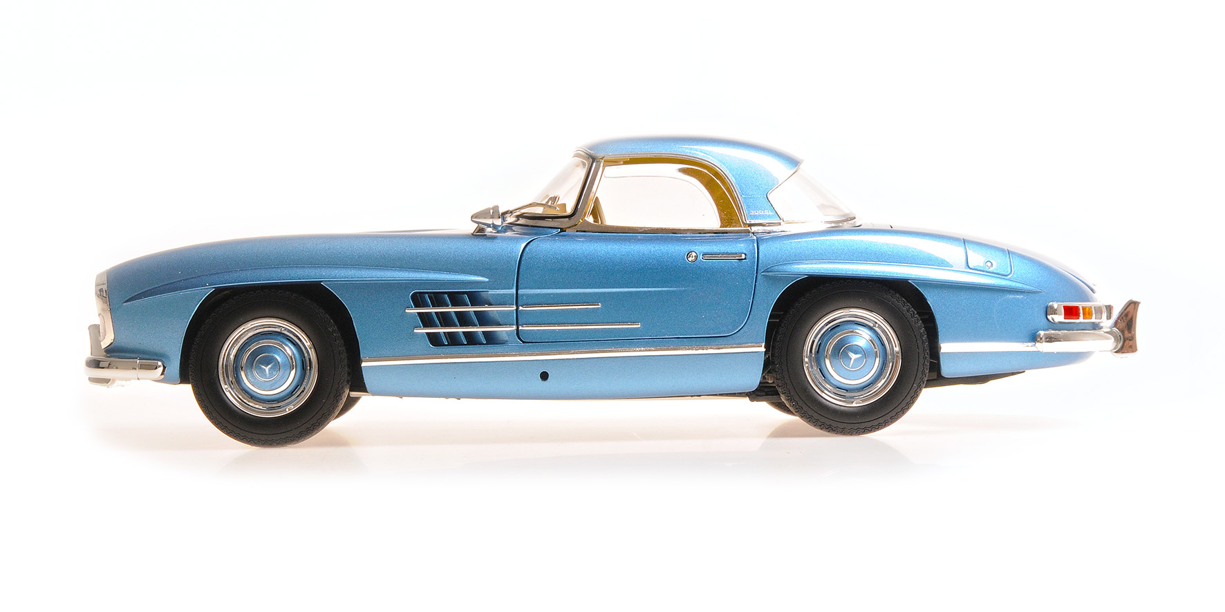 MERCEDES-BENZ 300 SL ROADSTER (W198) - 1958 - BLUE METALLIC - W/ HARDTOP
