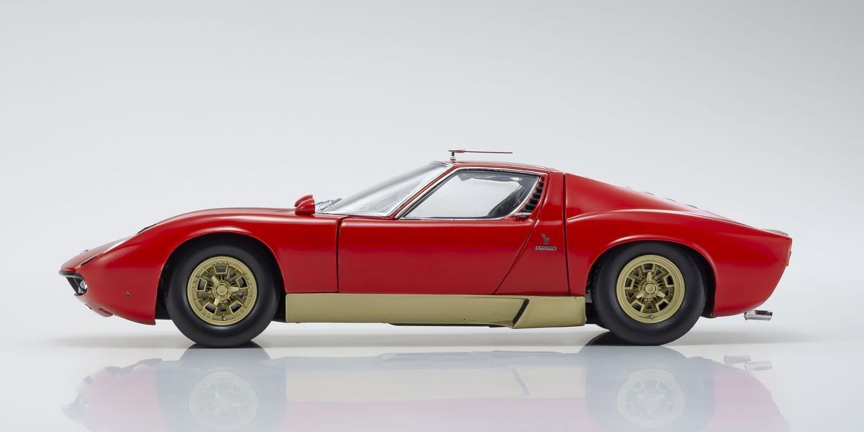 LAMBORGHINI MIURA S RED/GOLD