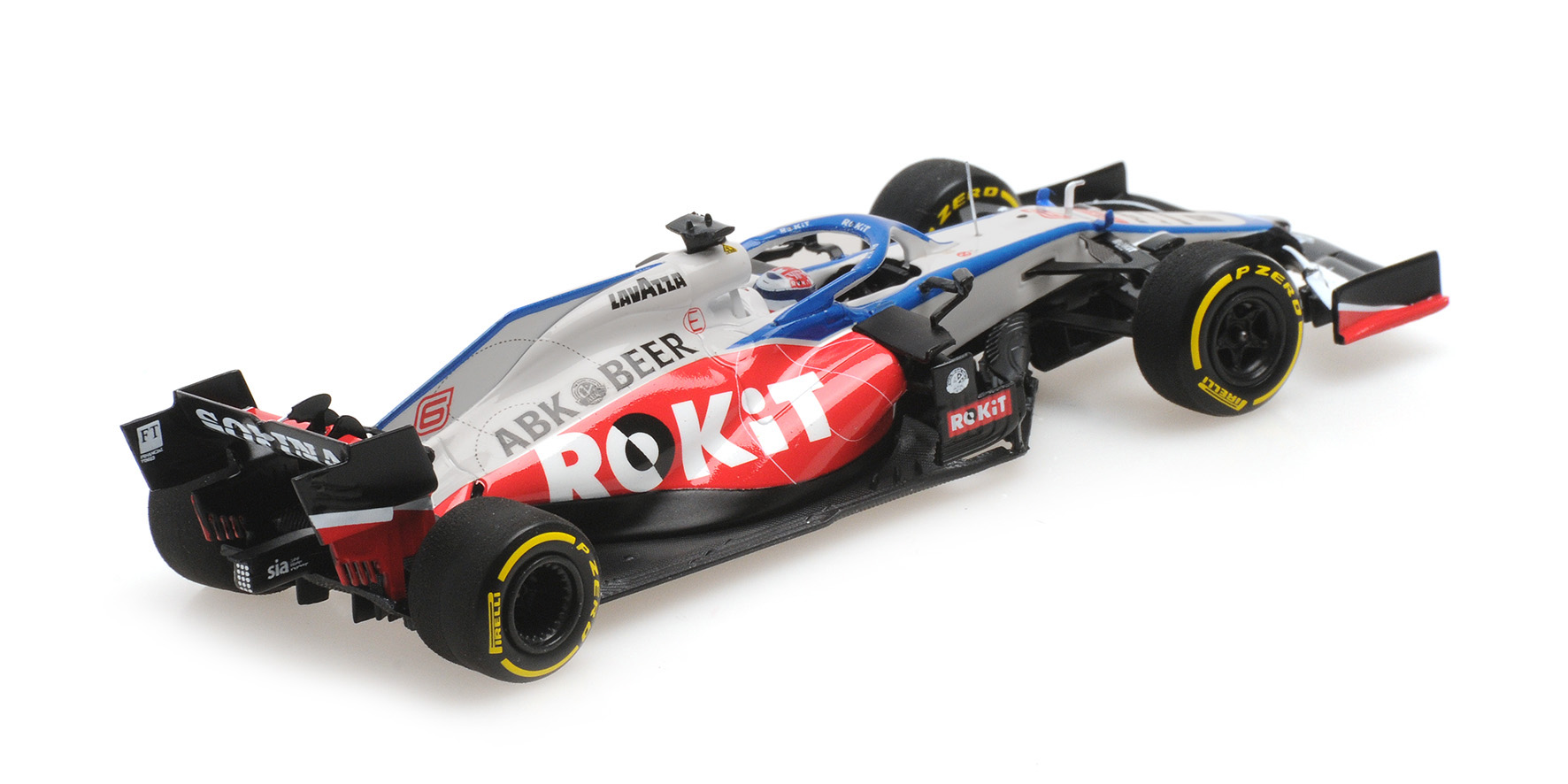 ROKIT WILLIAMS RACING  FW43 - NICHOLAS LATIFI - 2020 - LAUNCH SPEC