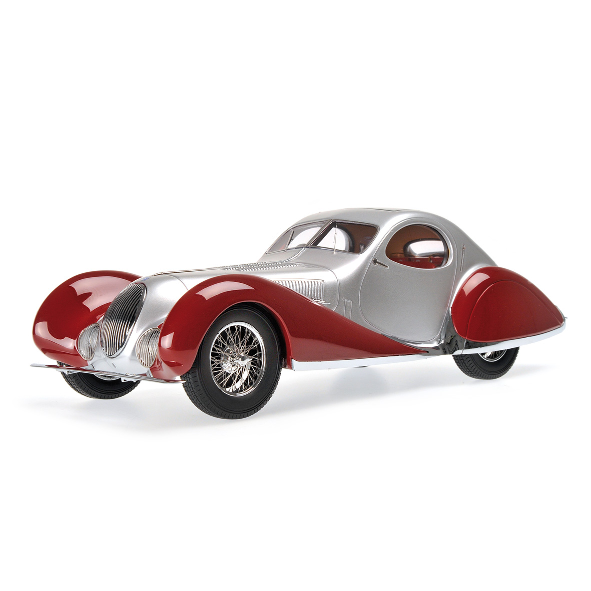 TALBOT LAGO T150-C-SS COUPÉ - 1937 - SILVER/RED