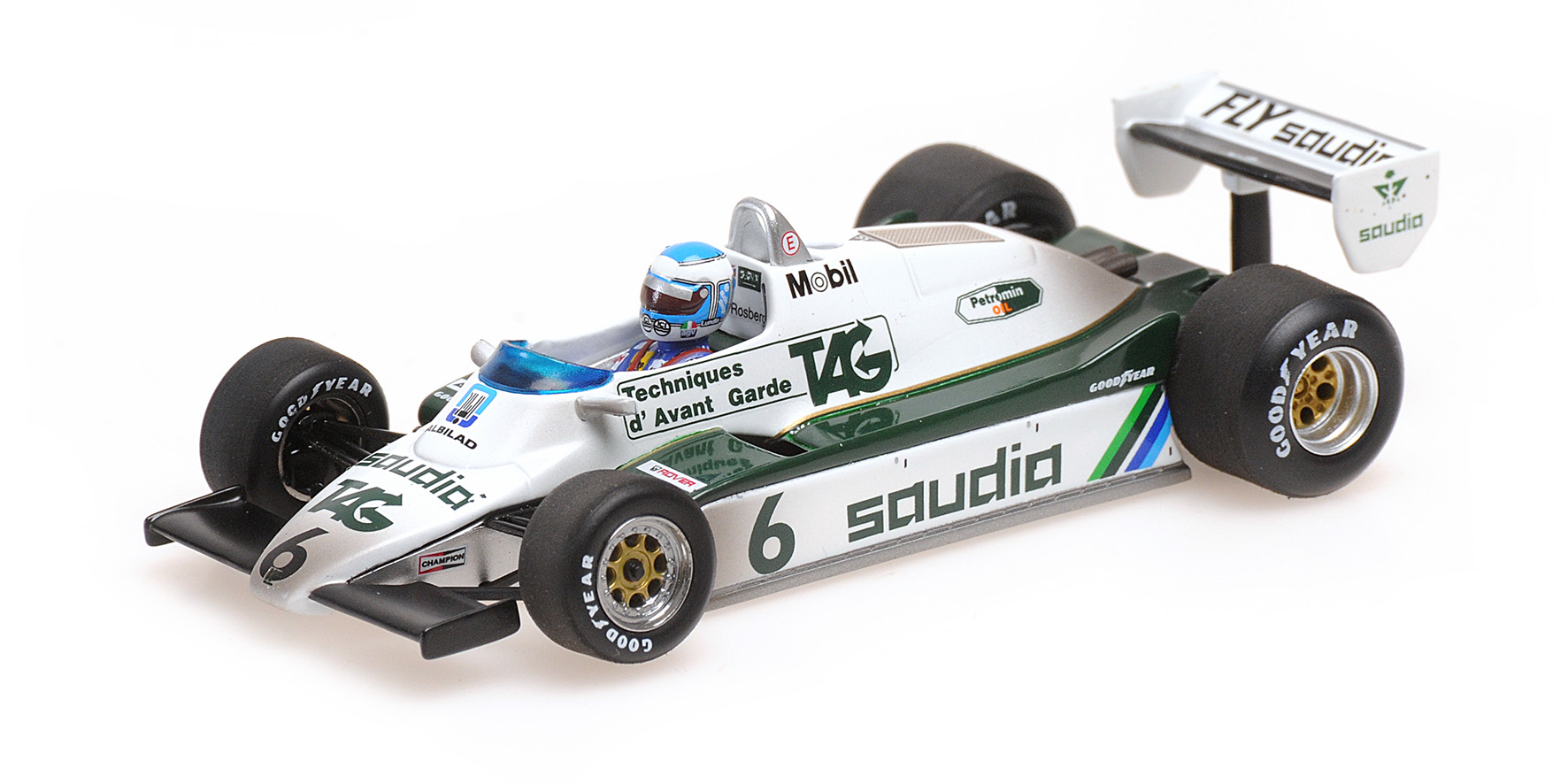 WILLIAMS FW 08 1982 - KEKE.ROSBERG  - WORLD CHAMPION 1982 - DIRTY VERSION