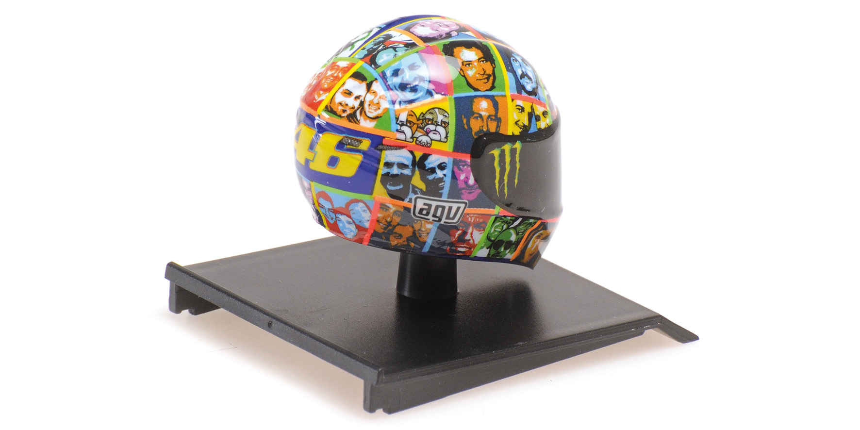 HELMET - VALENTINO ROSSI - MOTOGP 2010 LAGUNA SECA
