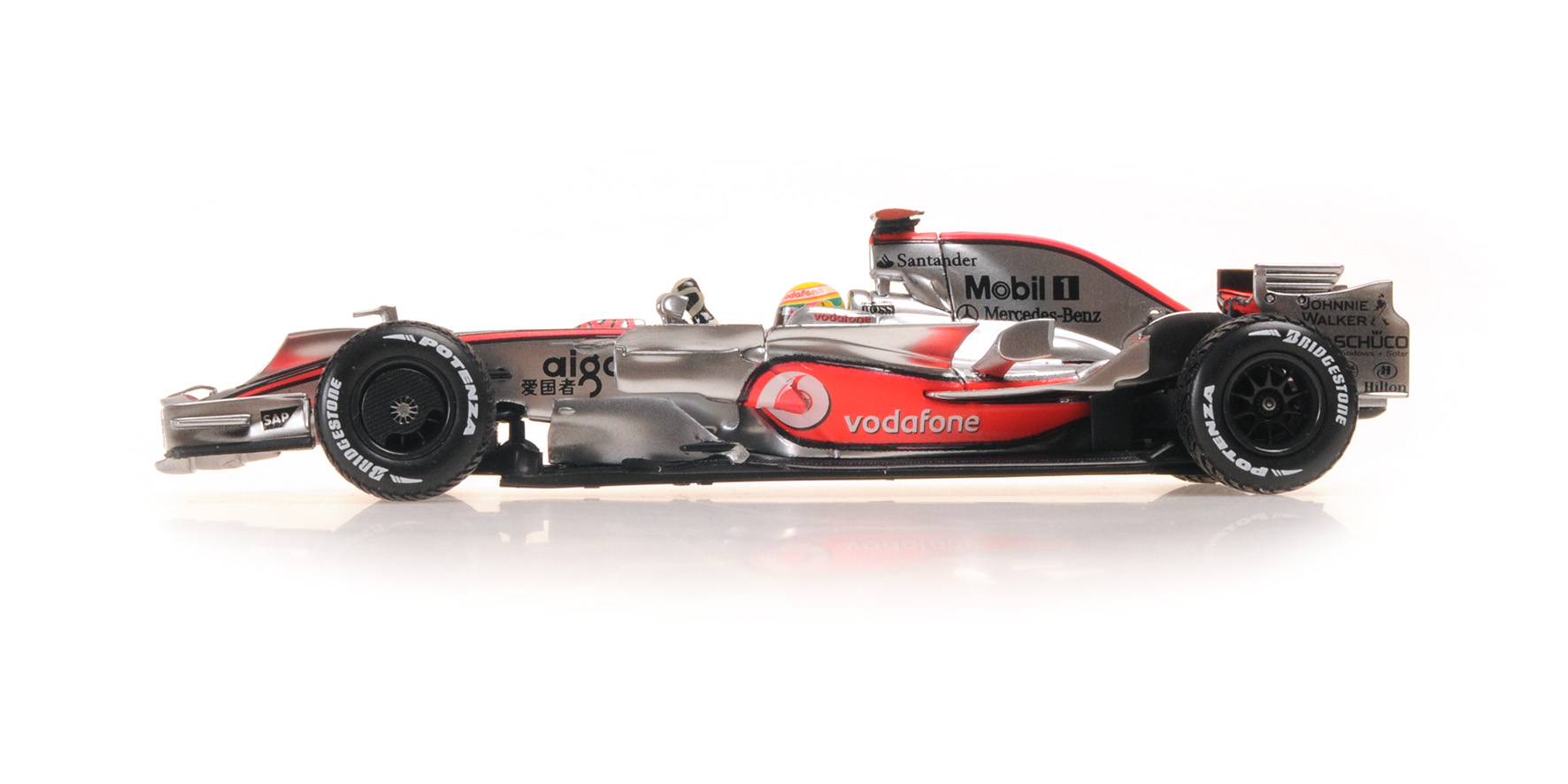 VODAFONE MCLAREN MERCEDES - MP4/23 - LEWIS HAMILTON - WORLD CHAMPION 2008 - BRAZIL GP