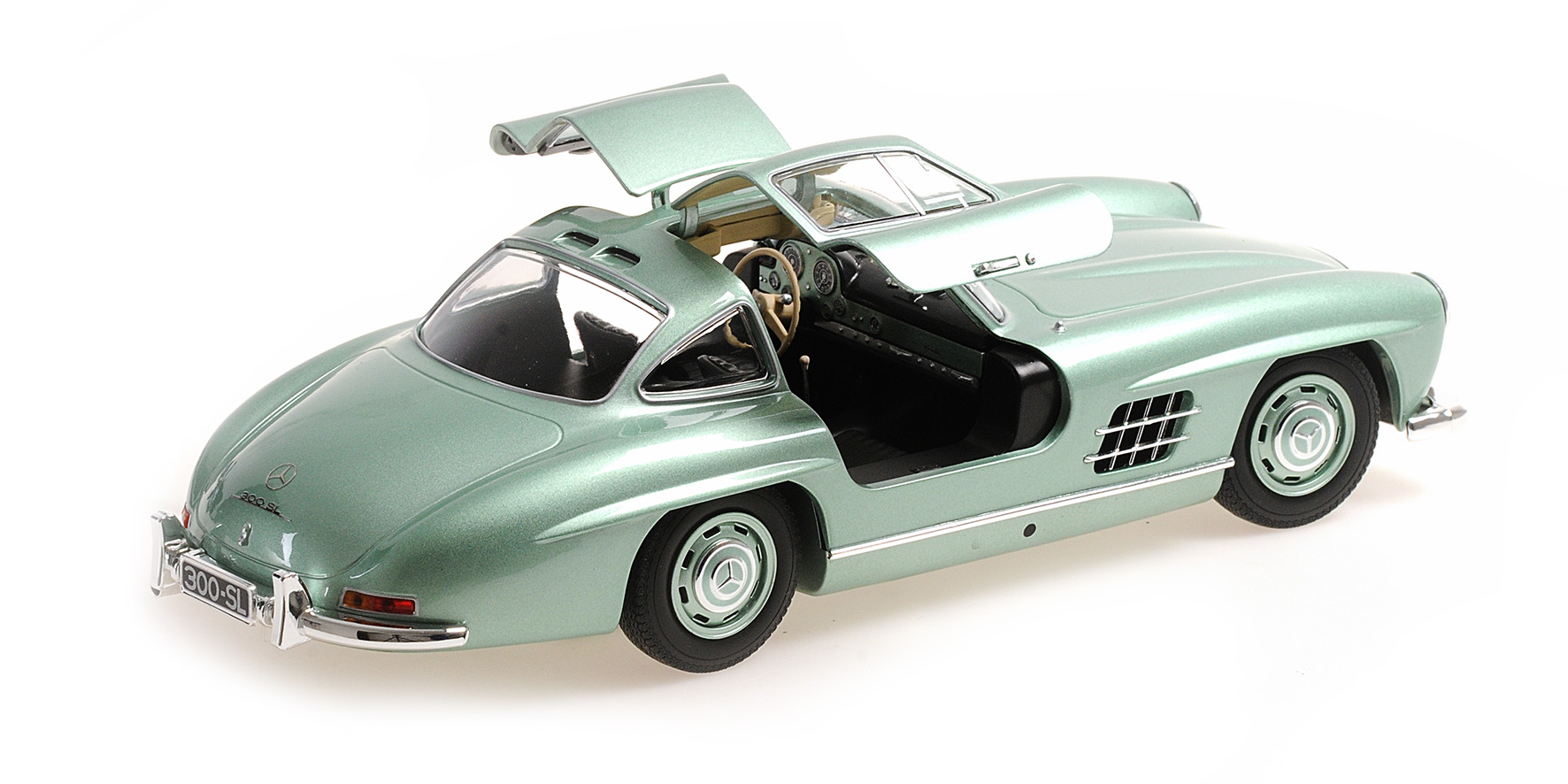 MERCEDES-BENZ 300 SL (W198) - 1955 - LIGHT GREEN METALLIC