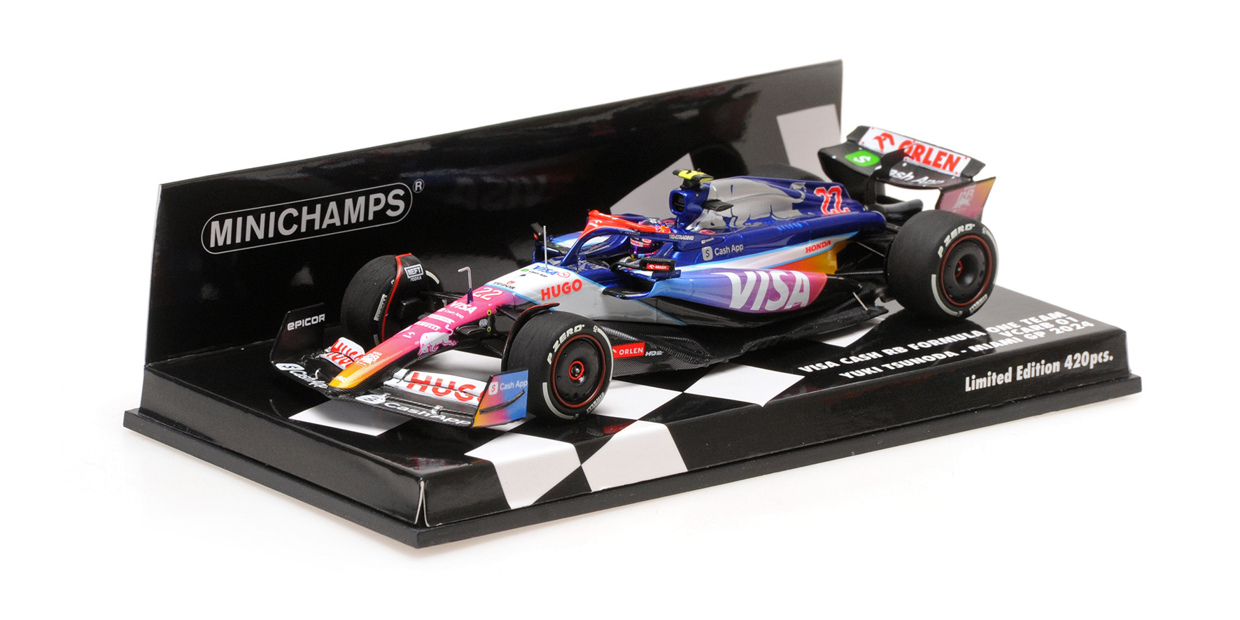 VISA CASH RB FORMULA ONE TEAM VCARB 01 - YUKI TSUNODA - MIAMI GP 2024