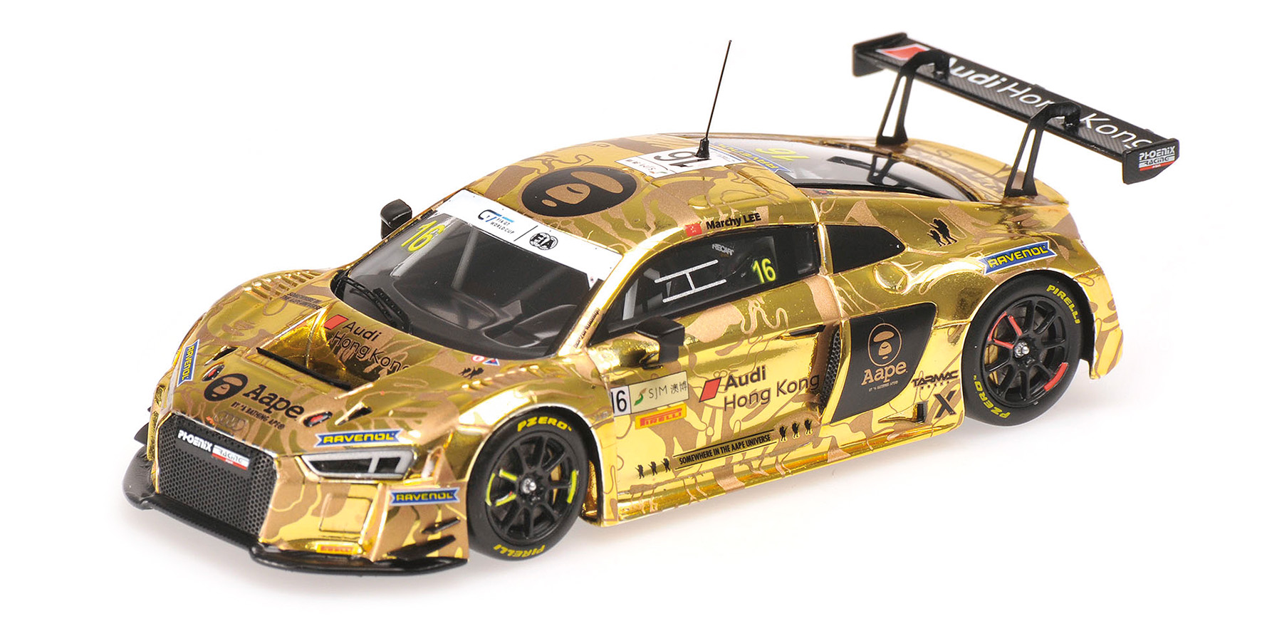 AUDI R8 LMS - AAPE / AUDI HONG KONG - MARCHY LEE  - FIA GT WORLD CUP MACAU 2016