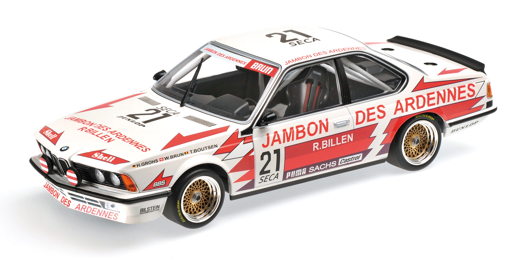 BMW 635 CSI - BRUN MOTORSPORT - GROHS/BRUN/BOUTSEN - SPA 24H 1985
