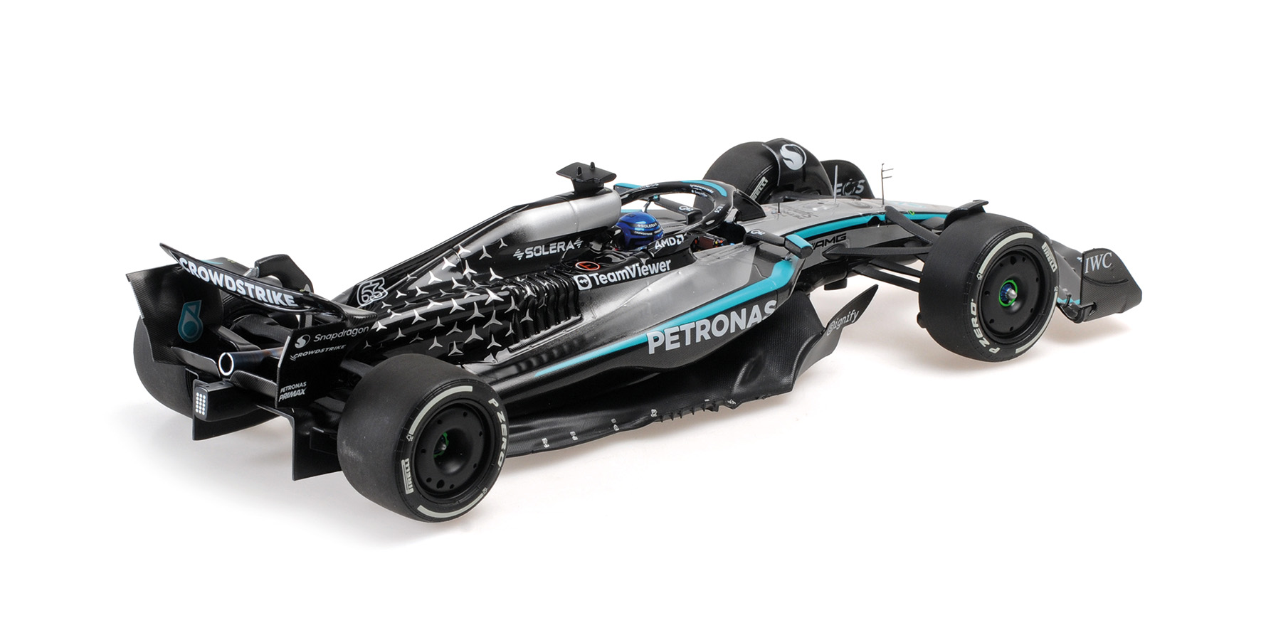 MERCEDES-AMG PETRONAS FORMULA ONE TEAM F1 W16 E PERFORMANCE - G. RUSSELL - WINNER SINGAPORE GP 2025
