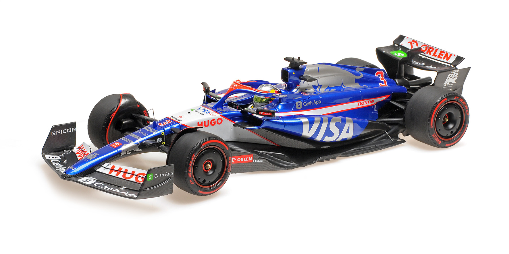 VISA CASH RB FORMULA ONE TEAM VCARB 01 - DANIEL RICCIARDO - 2024
