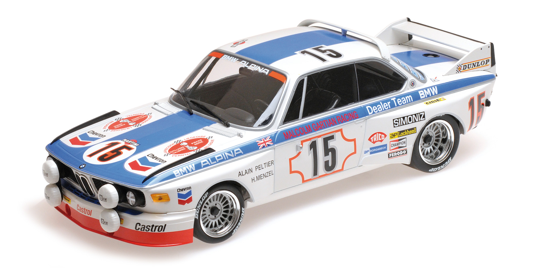 BMW 3.0 CSL - BMW ALPINA - PELTIER/MENZEL - 24H SPA 1973