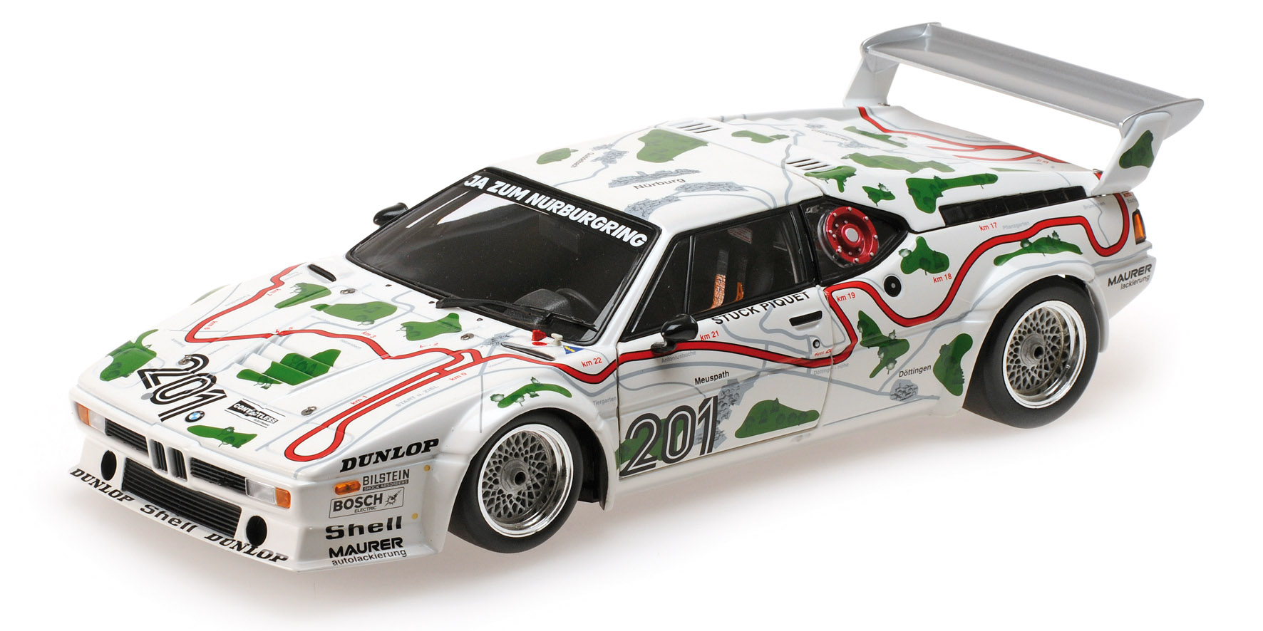 BMW M1 - BMW MOTORSPORT - STUCK/PIQUET - 3RD PLACE ADAC 1000KM - 1980