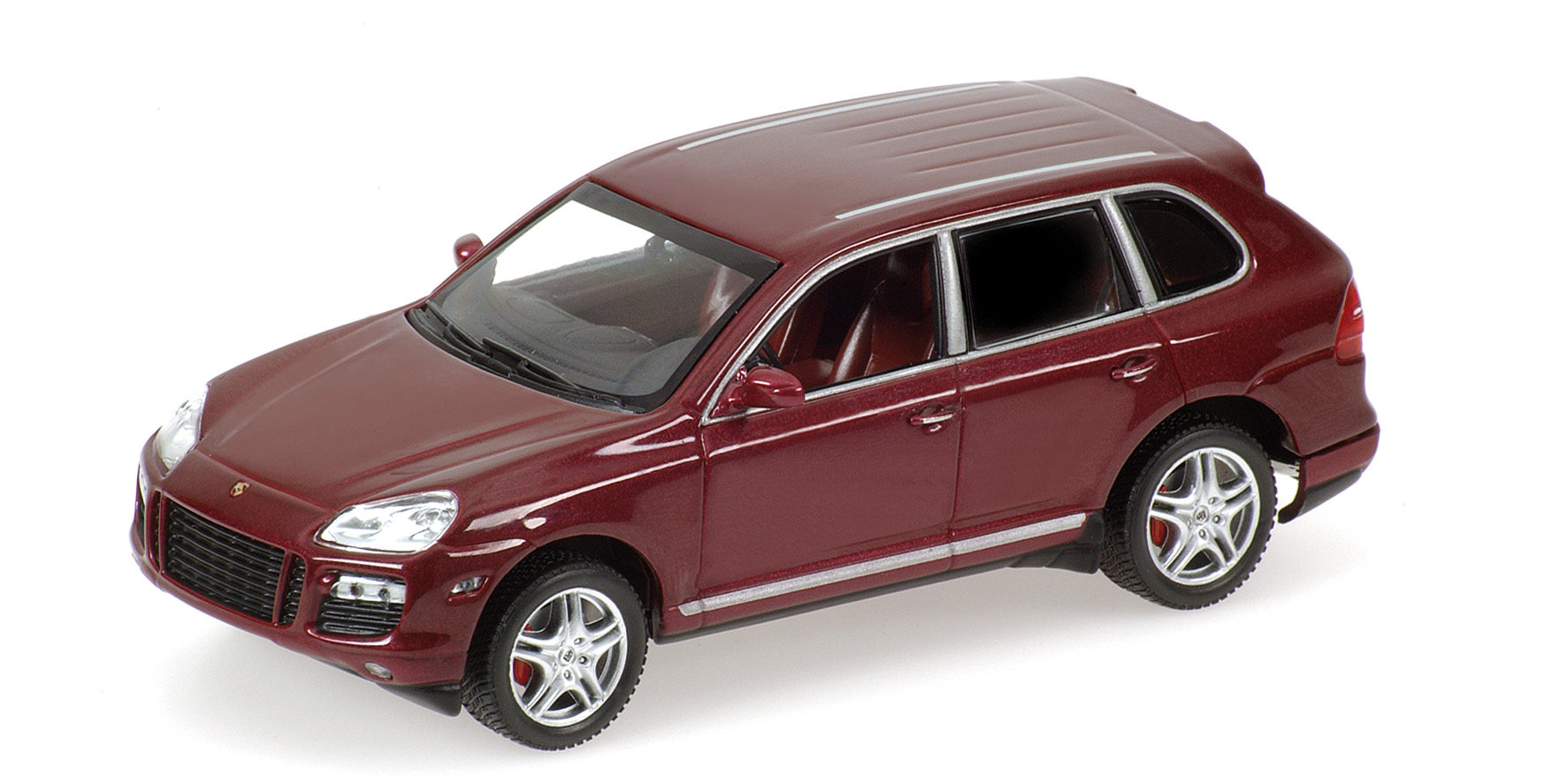 PORSCHE CAYENNE TURBO - 2007 - RED METALLIC