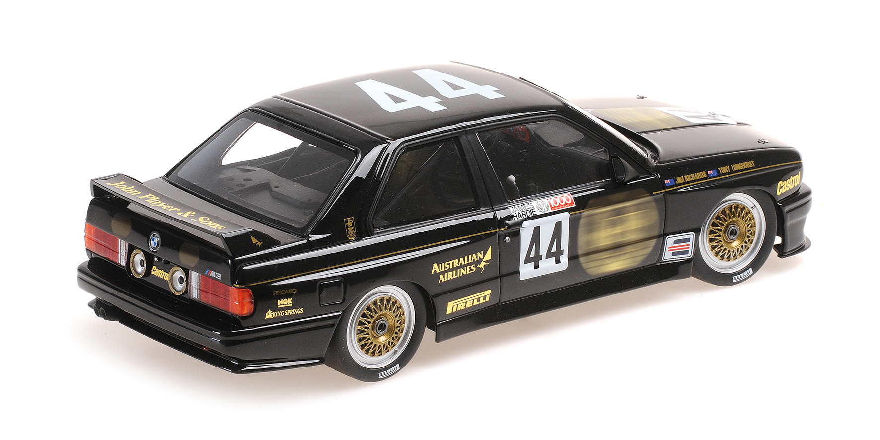 BMW M3 - JPS TEAM BMW - RICHARDS/LONGHURST - CLASS WINNERS BATHURST 1000 KM 1987