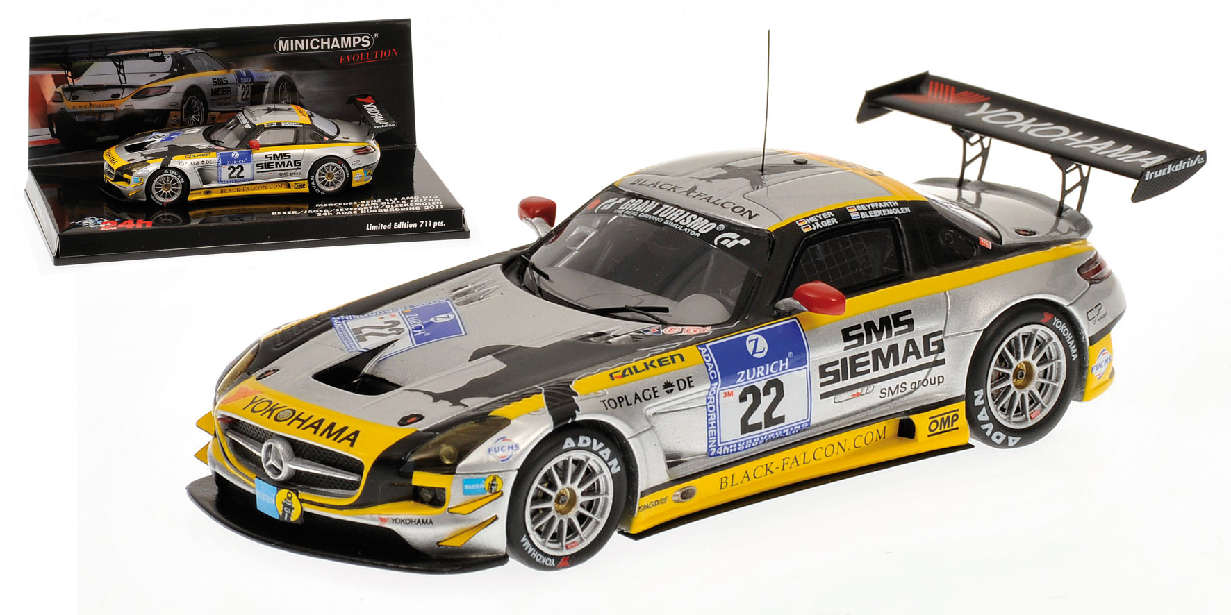 MERCEDES-BENZ SLS AMG GT3 - HEYER/JÄGER/SEYFFARTH/BLEEKEMOLEN - 24H NÜRBURGRING 2011