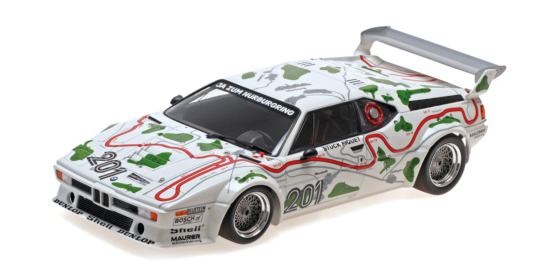 BMW M1 - BMW MOTORSPORT - STUCK/PIQUET - 3RD PLACE ADAC 1000KM - 1980