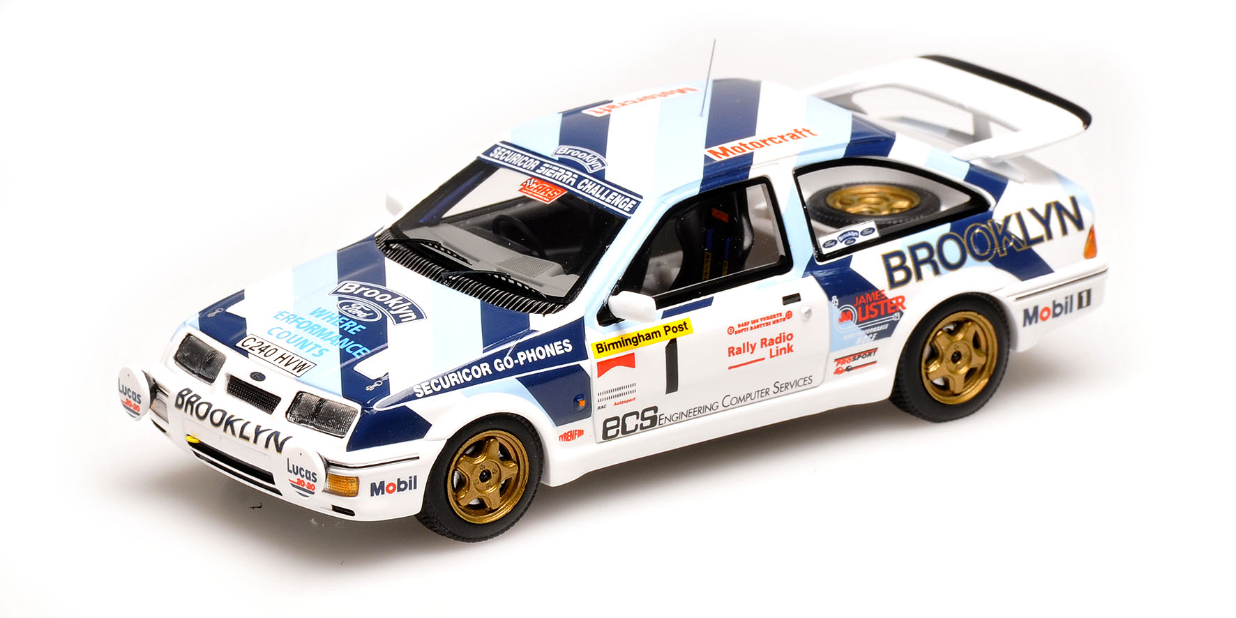 FORD SIERRA RS COSWORTH - AYRTON SENNA - RALLY TEST 1986