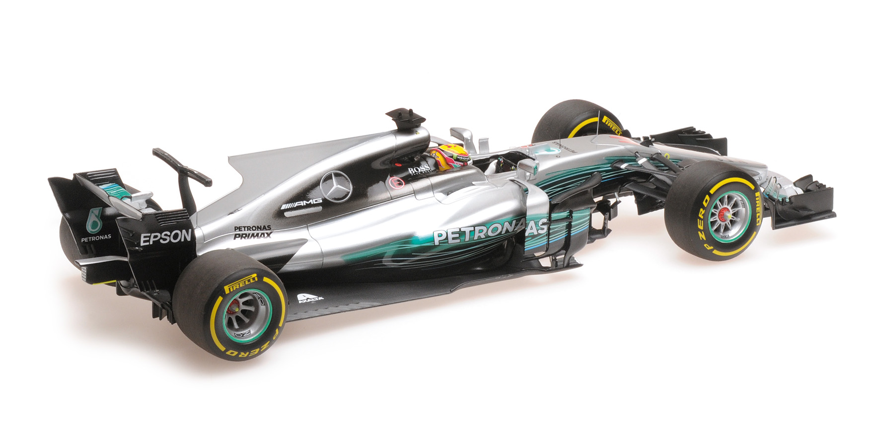 MERCEDES AMG PETRONAS FORMULA ONE TEAM F1 W08 EQ POWER+ - LEWIS HAMILTON - WINNER CHINESE GP 2017