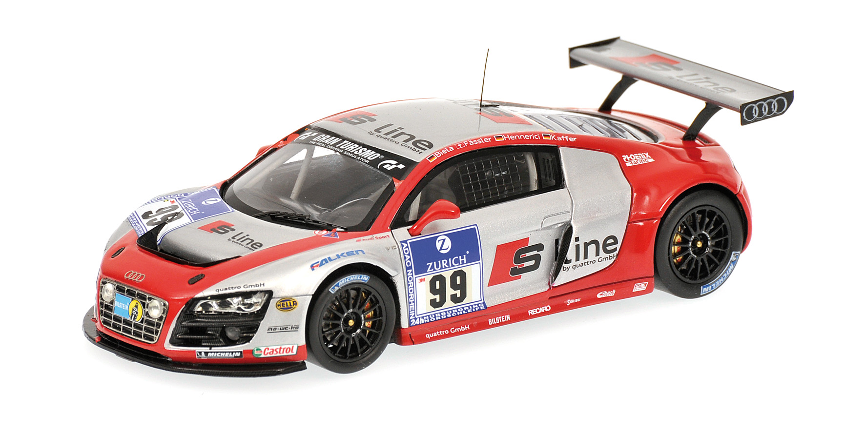 AUDI R8 LMS - BIELA/FÄSSLER/KAFFER/HENNERICI - 24H ADAC NÜRBURGRING 2010