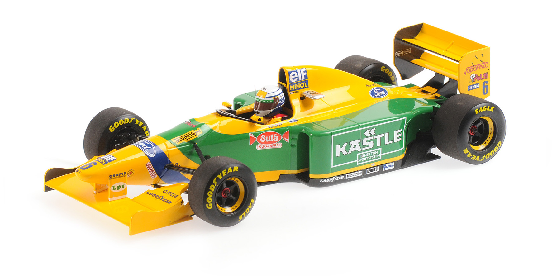 BENETTON FORD B193 - RICARDO PATRESE - 3RD PLACE BRITISH GP 1993