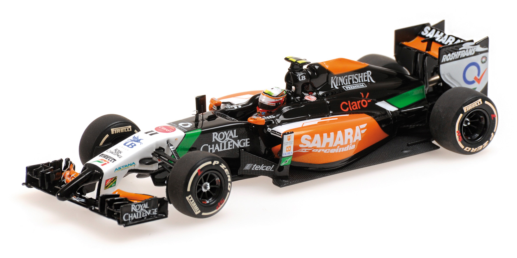 SAHARA FORCE INDIA MERCEDES VJM07 - SERGIO PÉREZ - 3RD PLACE BAHRAIN GP 2014