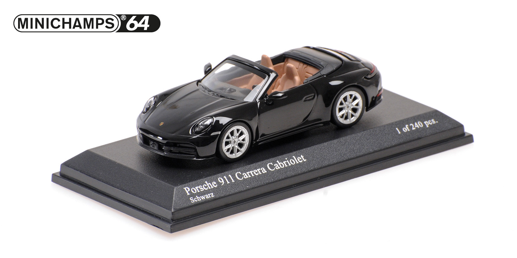 PORSCHE 911 (992.2) CARRERA CABRIOLET - 2025 - BLACK