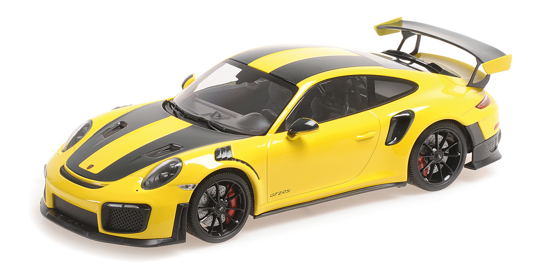 PORSCHE 911 (991.2) GT2RS - 2018 - YELLOW W/ WEISSACH PACKAGE W/ BLACK WHEELS