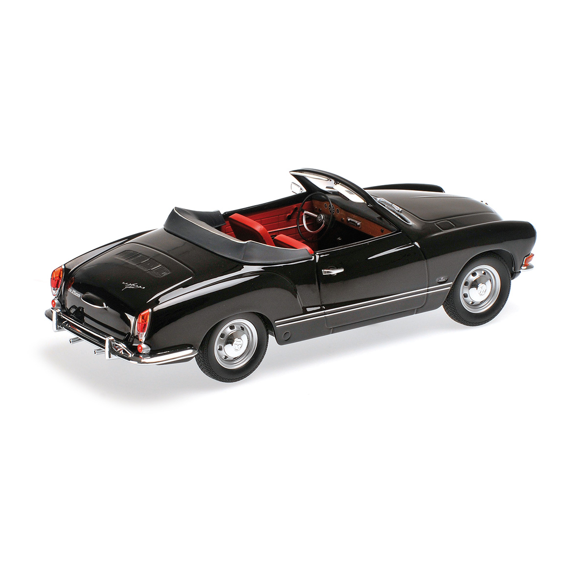 VOLKSWAGEN KARMANN GHIA CONVERTIBLE - 1970 - BLACK