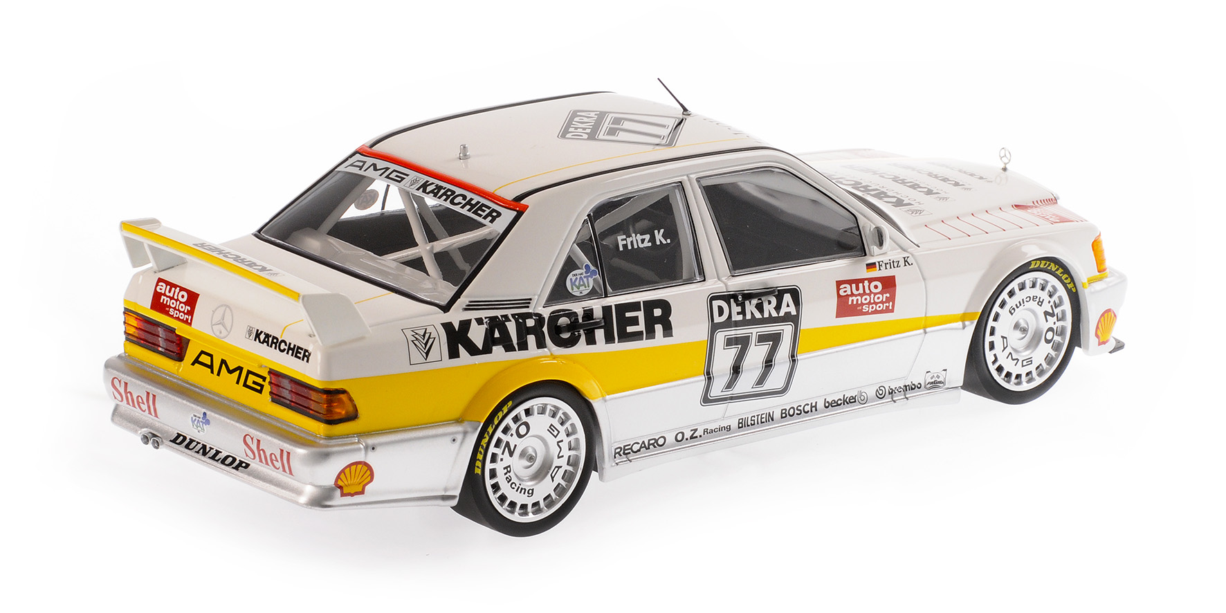 MERCEDES-BENZ 190E 2.5-16 EVO 1 - TEAM AMG-MERCEDES - FRITZ KREUTZPOINTNER - DTM 1990