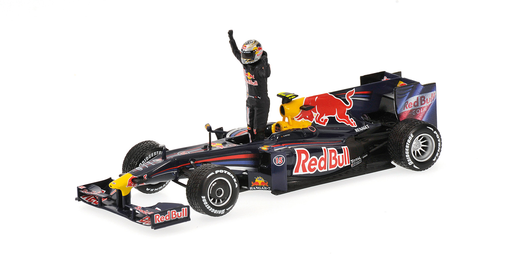 RED BULL RACING RENAULT - RB5 - SEBASTIAN VETTEL - WINNER CHINA GP 2009 - WITH RAIN TYRES