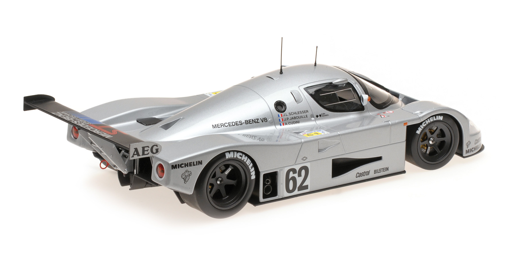 SAUBER MERCEDES C9 - SCHLESSER/JABOUILLE/CUDINI - 5TH PLACE 24H LE MANS 1989