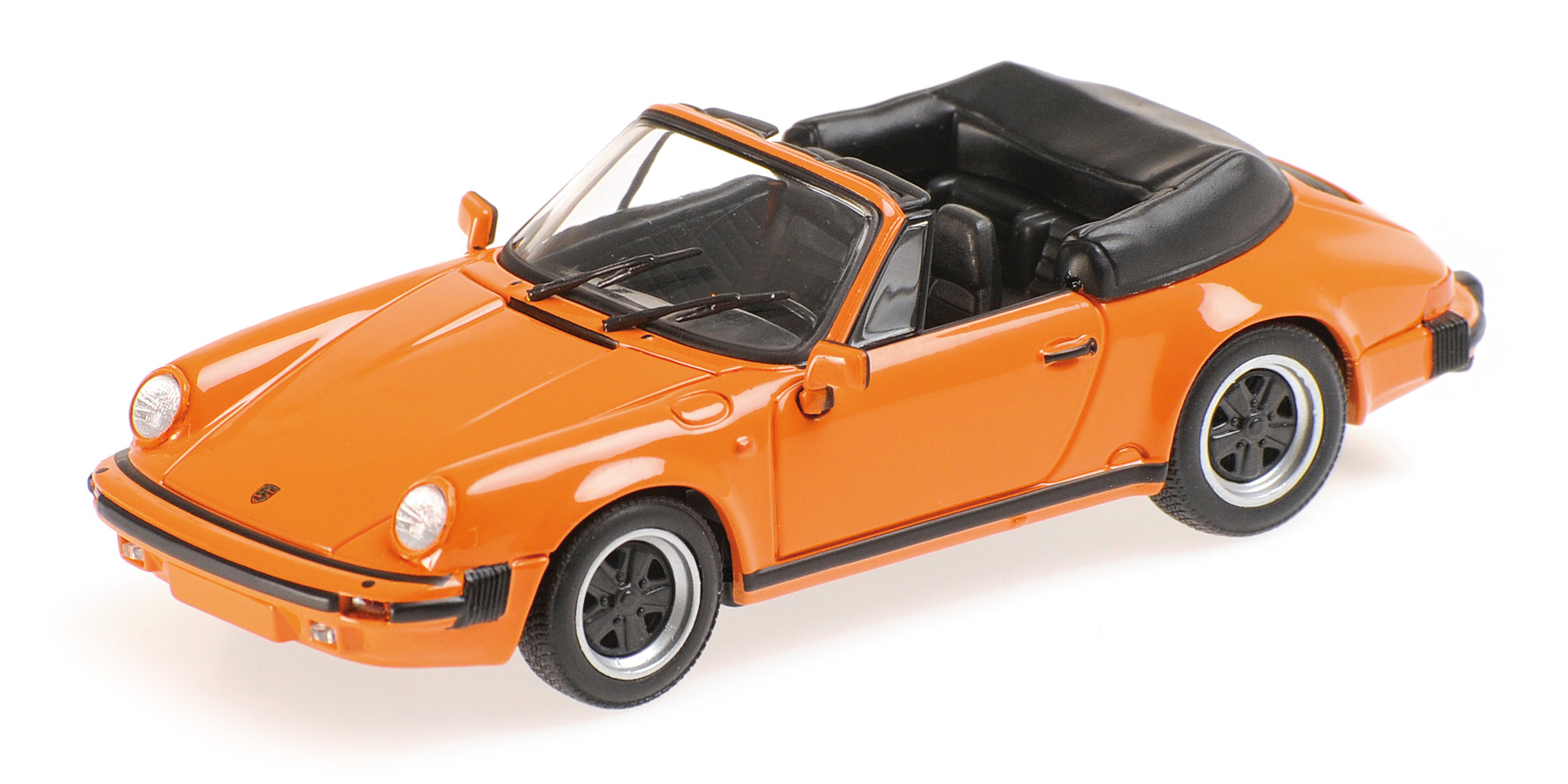 PORSCHE 911 CARRERA CABRIOLET - 1983 - ORANGE