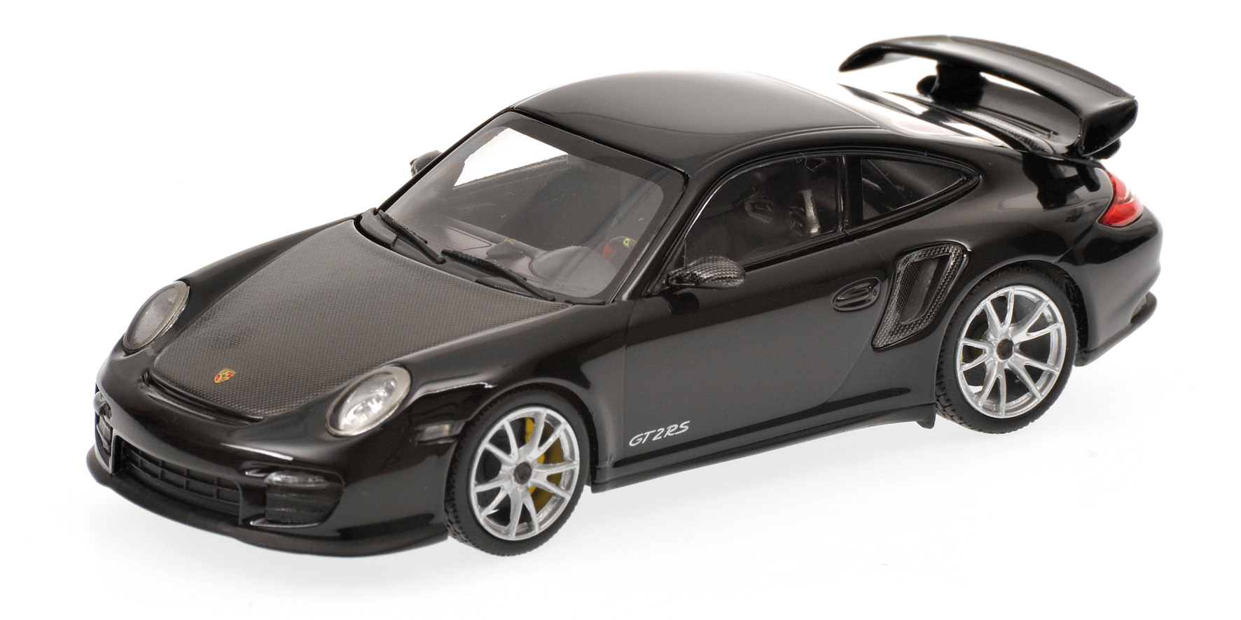 PORSCHE 911 (997 II) GT2 RS - 2010 - BLACK W/ SILVER WHEELS