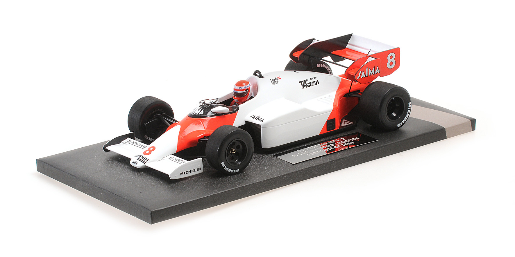 MCLAREN TAG MP4/2 N. LAUDA - WORLD CHAMPION PORTUGESE GP 1984