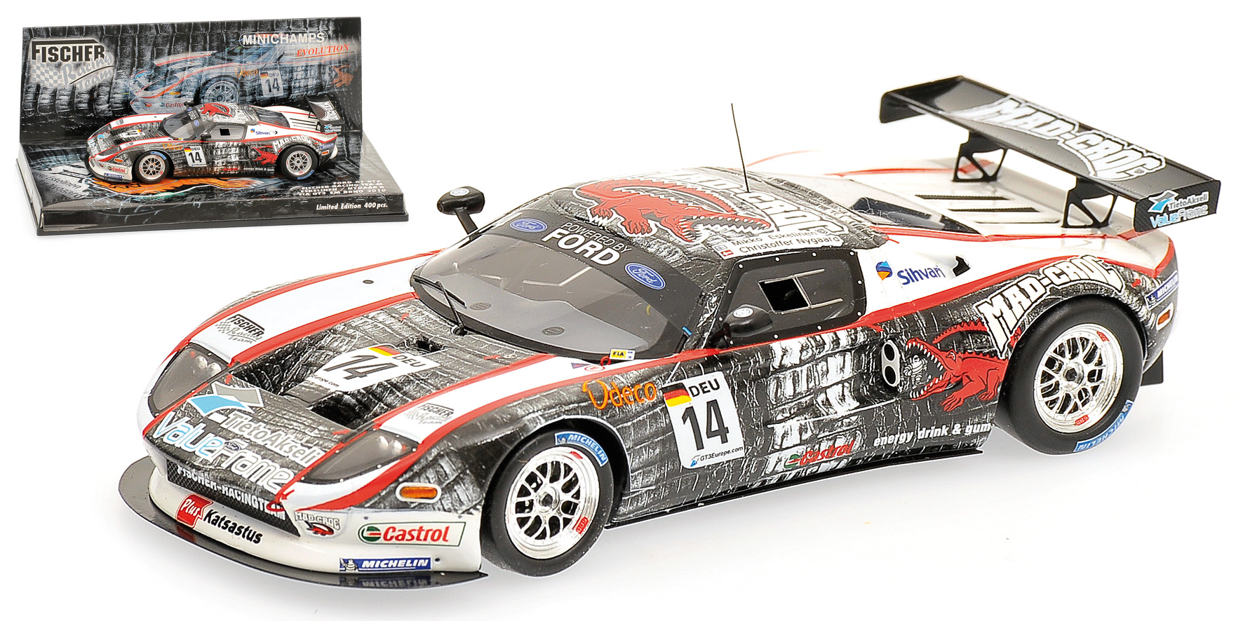FORD GT40 - FISCHER RACING TEAM - ESKELINEN/NYGAARD - FIA GT3 EM BRNO - 2010