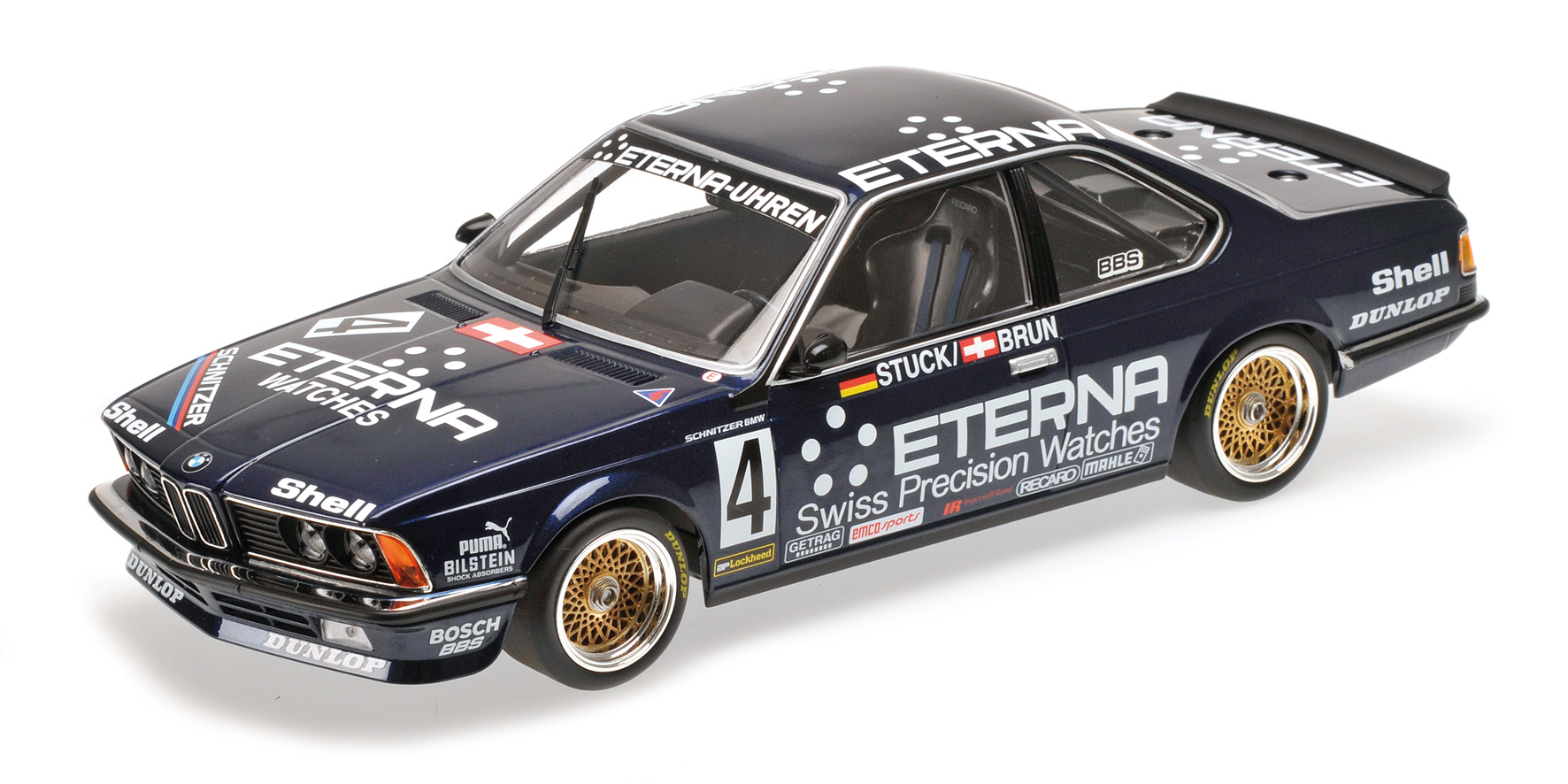 BMW 635 CSI - SCHNITZER ETERNA - H.J. STUCK/W.BRUN - 3RD PLACE GRAND PRIX BRNO 1983