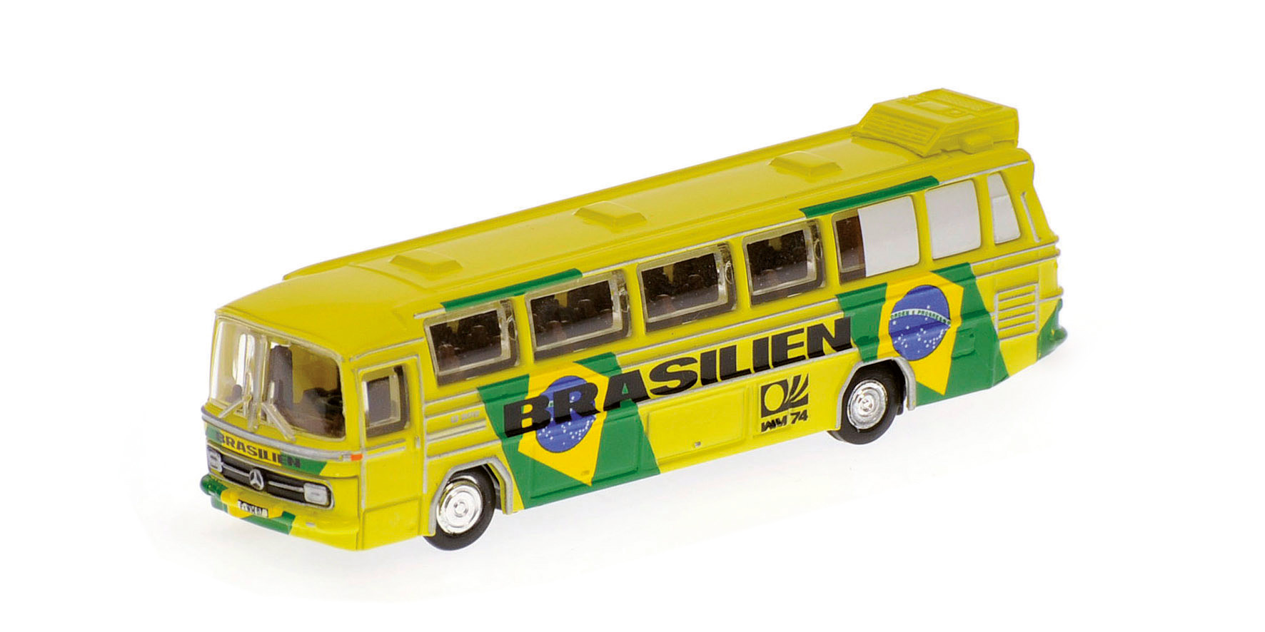 MERCEDES-BENZ O302 (LHD) - FUSSBALL-WELTMEISTERSCHAFT 1974 - MANNSCHAFTSBUS 'BRASILIEN'