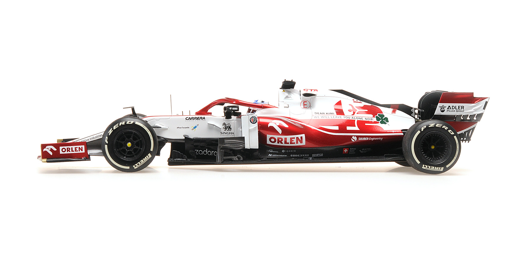ALFA ROMEO RACING ORLEN C41 - KIMI RAIKKONEN - FINAL RACE - ABU DHABI GP 2021