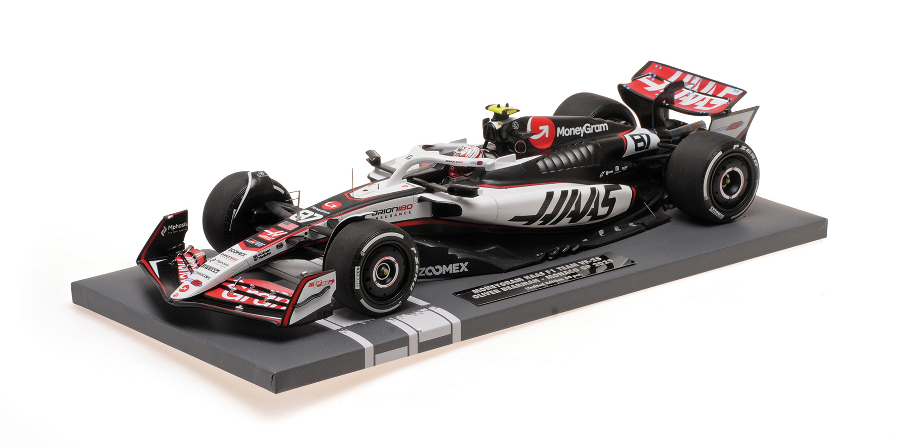 MONEYGRAM HAAS F1 TEAM VF-25 - OLIVER BEARMAN - MONACO GP 2025