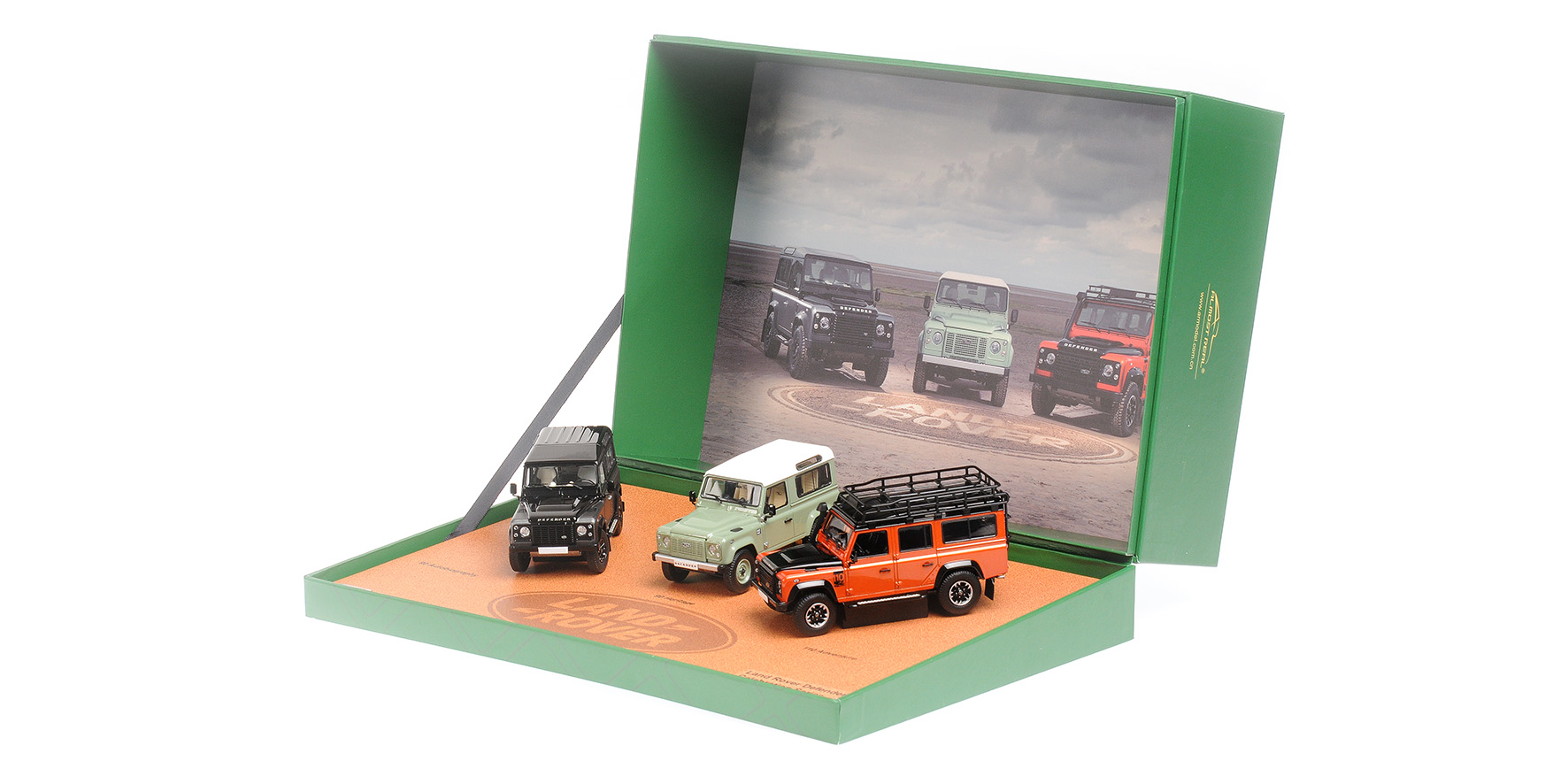 3 CAR PACK - 2015 - LAND ROVER DEFENDER CELEBRATION SERIES INCLUDING 90 HERITAGE EDITION