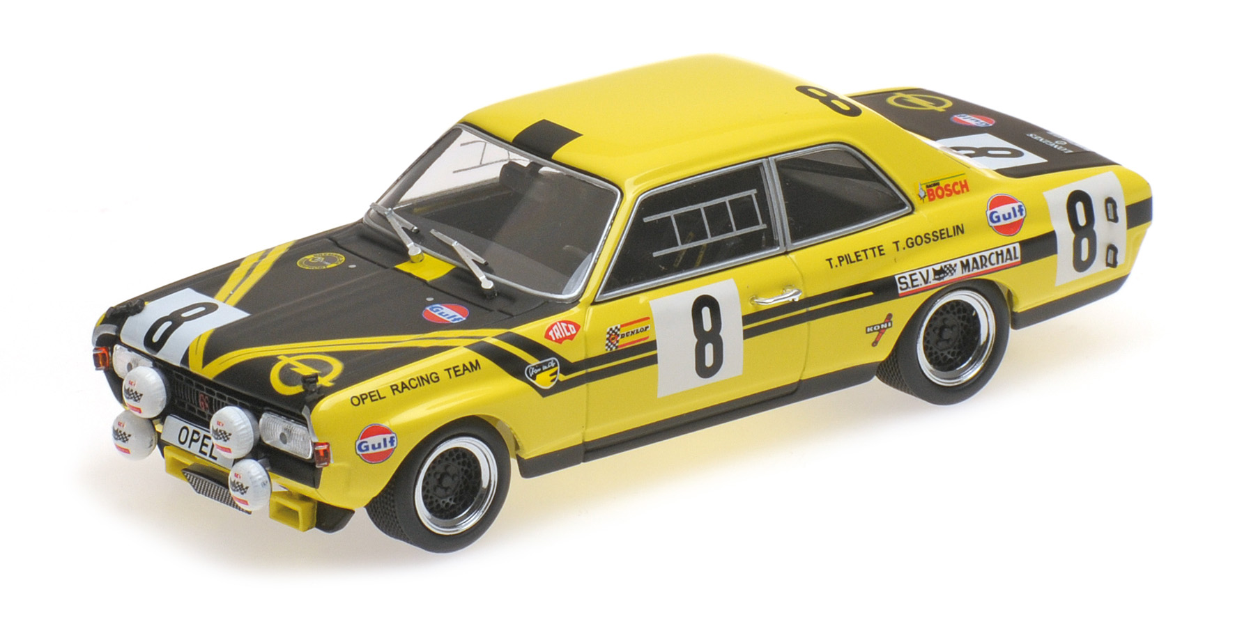 OPEL COMMODORE A - 'STEINMETZ' - PILETTE/GOSSELIN - 24H SPA 1970