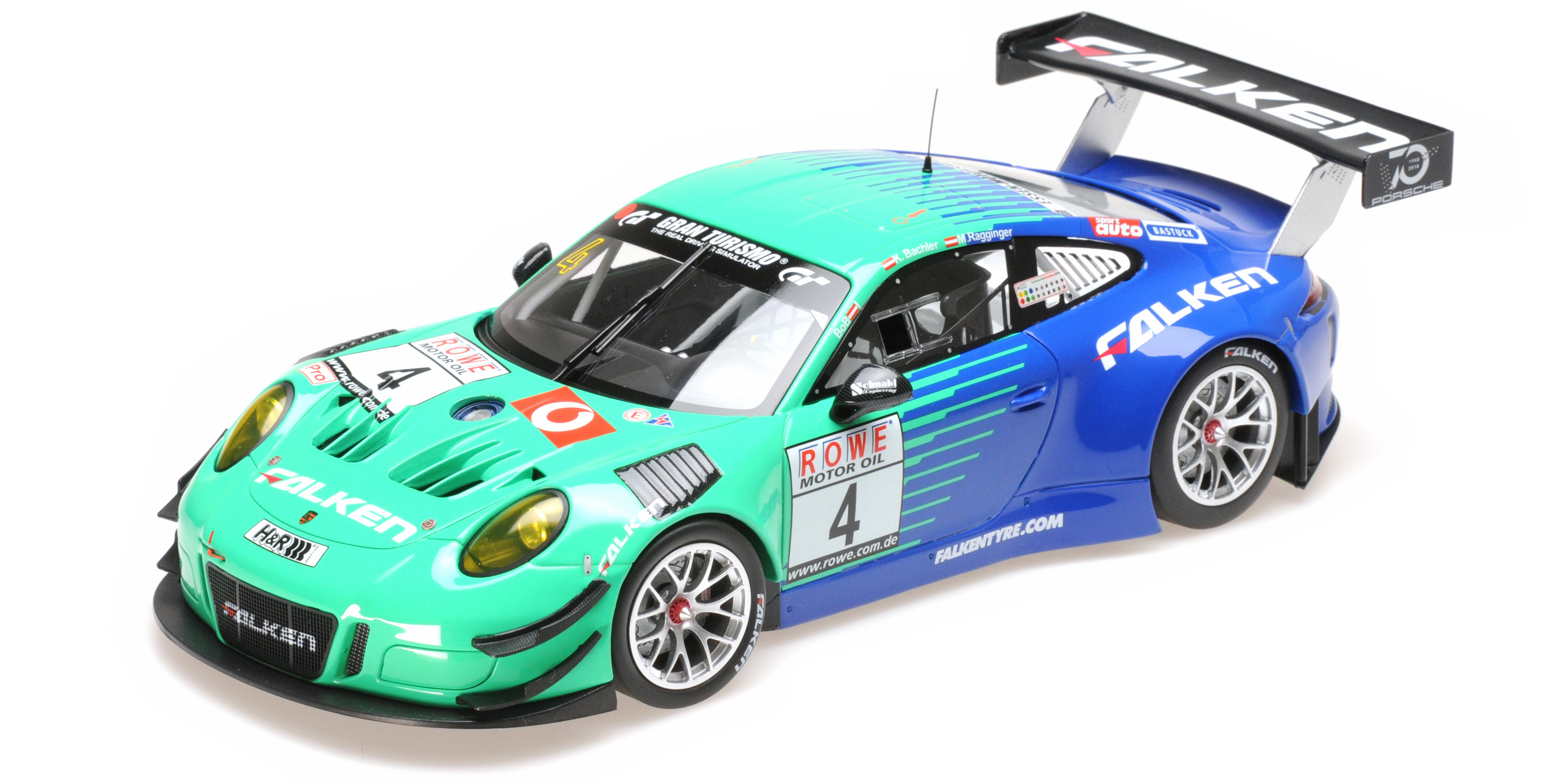 PORSCHE 911 GT3 R - FALKEN MOTORSPORTS - BACHLER/RAGGINGER - WINNERS VLN 2018 - EXCL. MINICHAMPS.DE