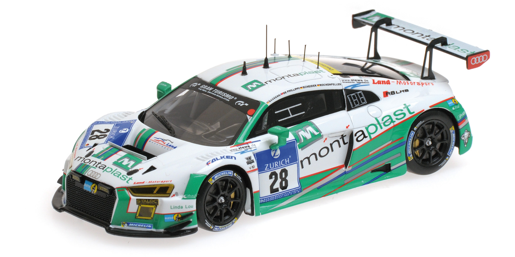 AUDI R8 LMS - BASSENG/DE PHILLIPPI/ROCKENFELLER/SCHEIDER - 24H NÜRBURGRING 2016