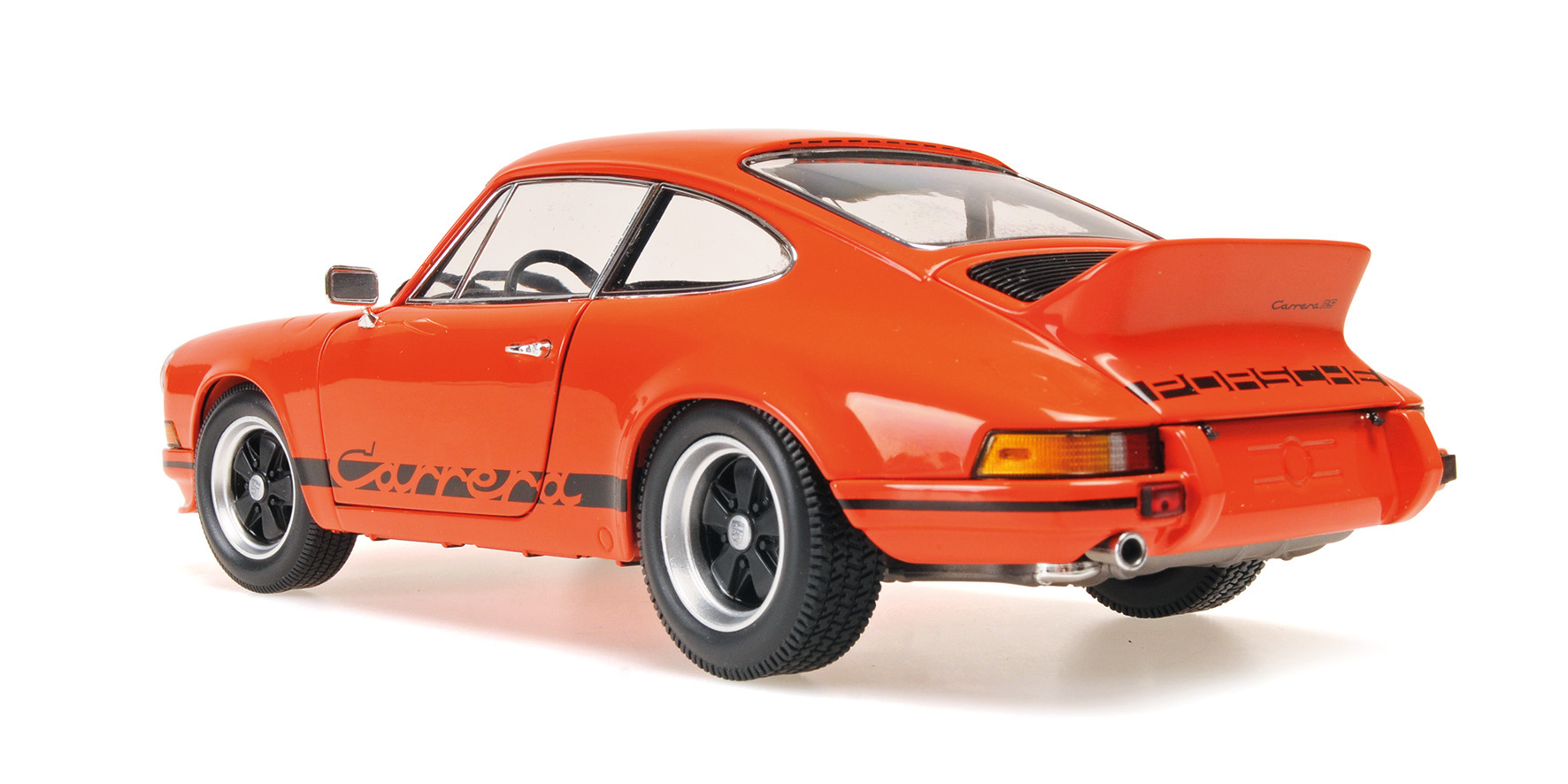 PORSCHE 911 CARRERA RS - 1972 - ORANGE W BLACK DECOR