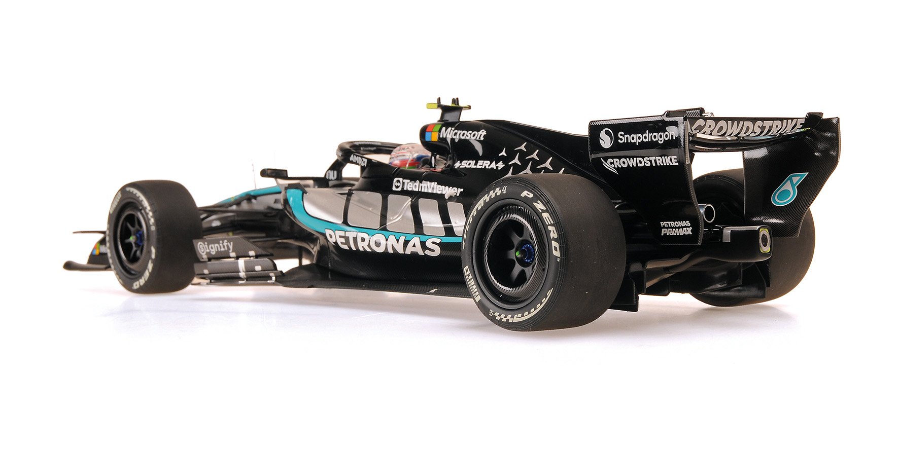 MERCEDES-AMG PETR. F1 TEAM W17 - K. ANTONELLI – 1ST POLE POS. CHINESE GP 2026 W/POLE POSITION TYRE