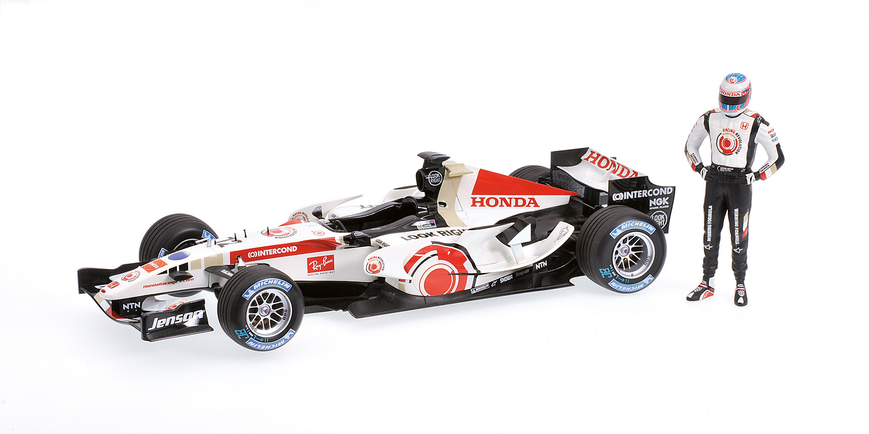 HONDA F1 RACING TEAM RA106 - JENSON BUTTON - 2006 - 1st WIN GP HUNGARY