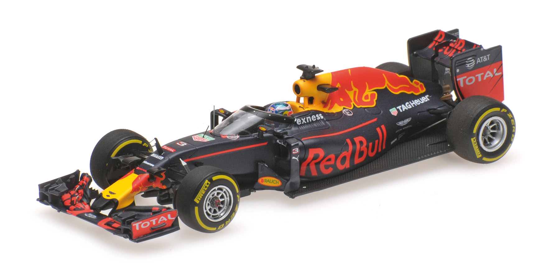 RED BULL RACING TAG HEUER RB12 - DANIEL RICCIARDO - 'AERO SHIELD' TEST FREE PRACTICE RUSSIAN GP 2016