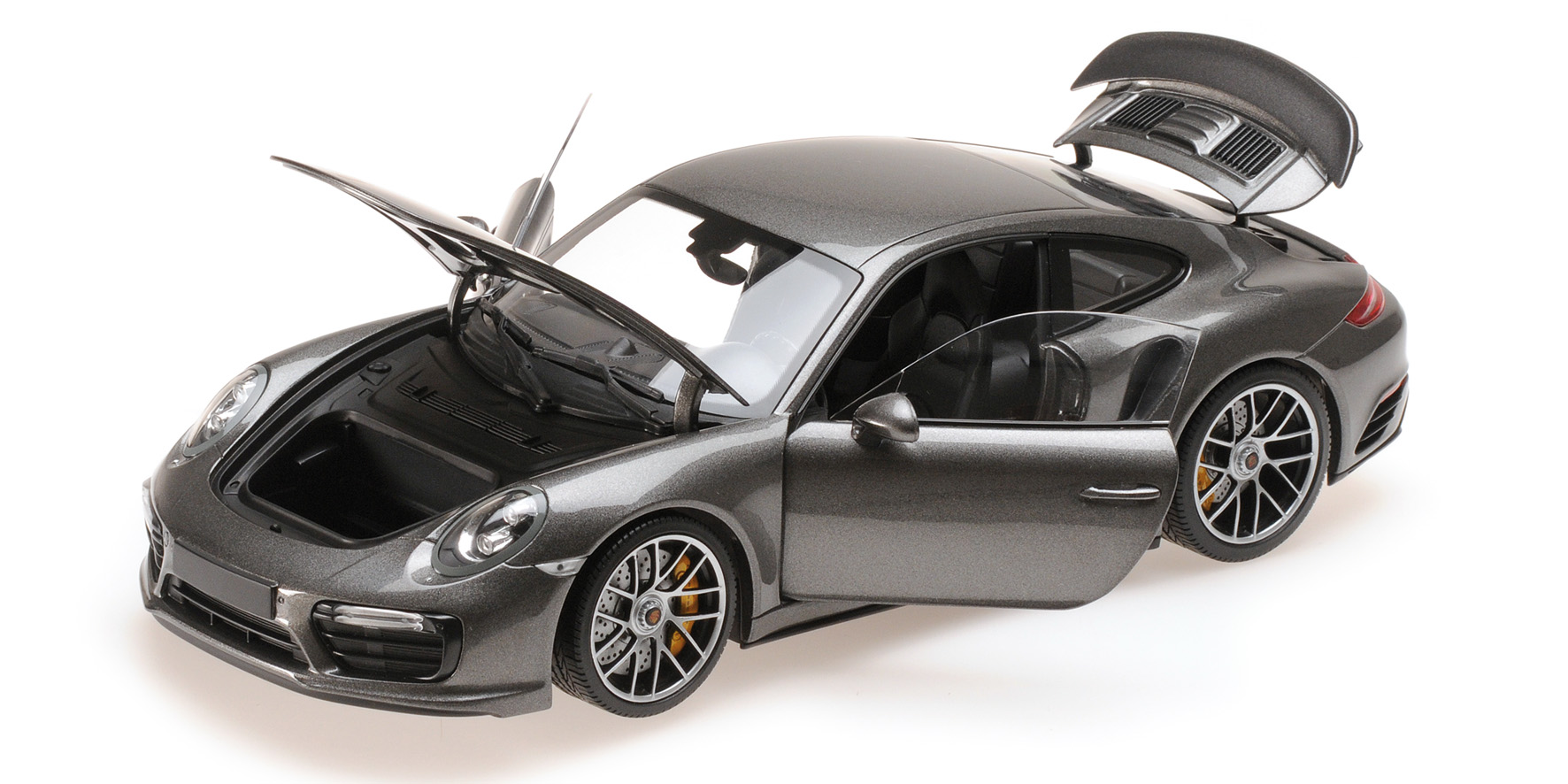 PORSCHE 911 TURBO S - 2016 - GREY METALLIC
