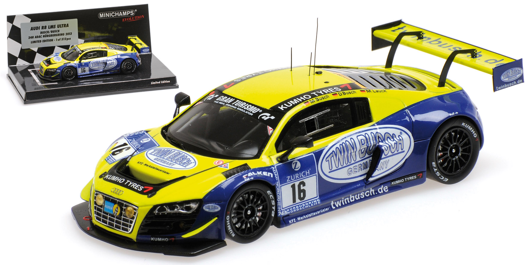 AUDI R8 LMS ULTRA - BUSCH/BUSCH - 24H ADAC NÜRBURGRING 2013