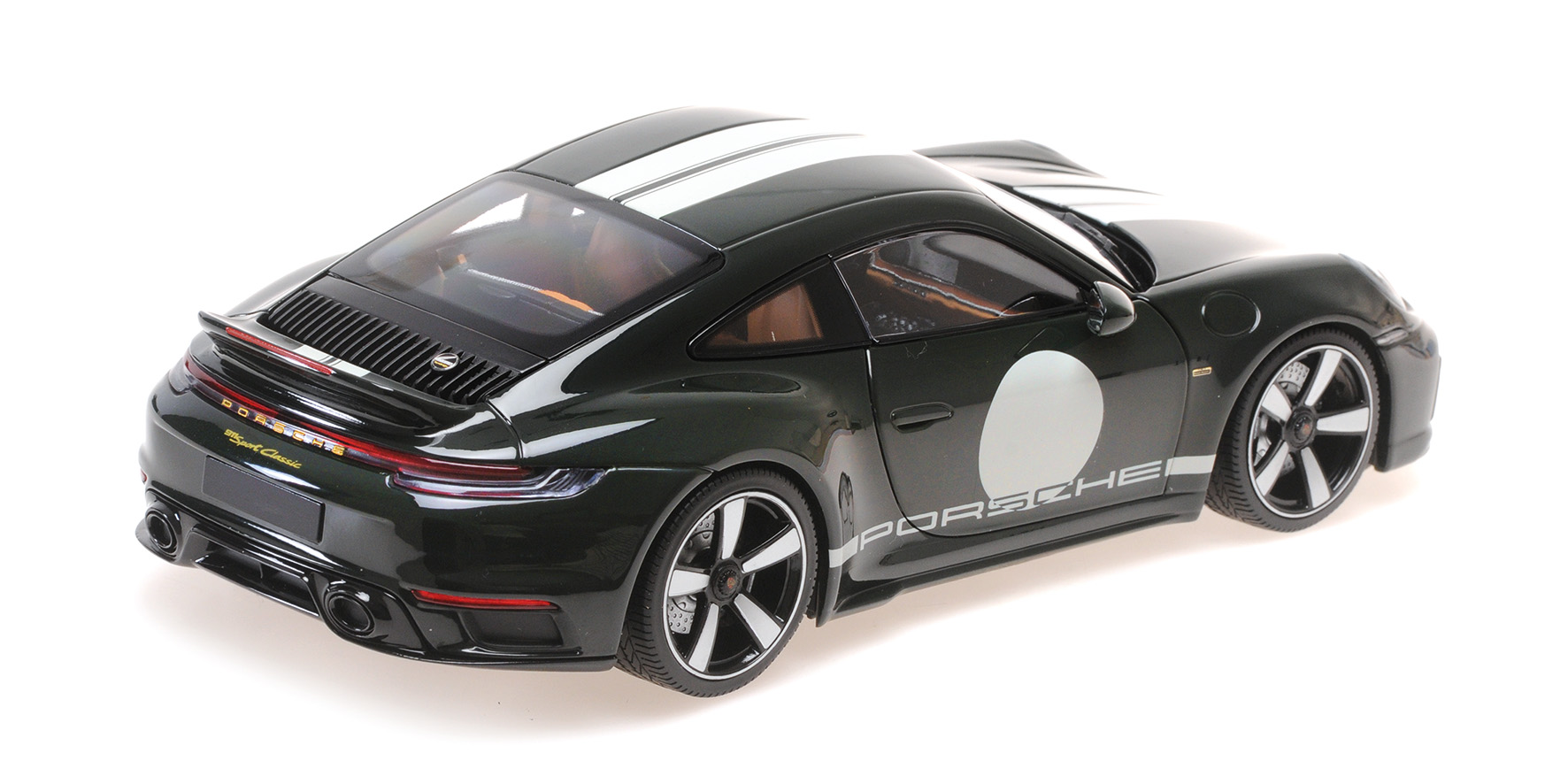PORSCHE 911 (992) SPORT CLASSIC - 2022 - GREEN METALLIC W/STRIPE